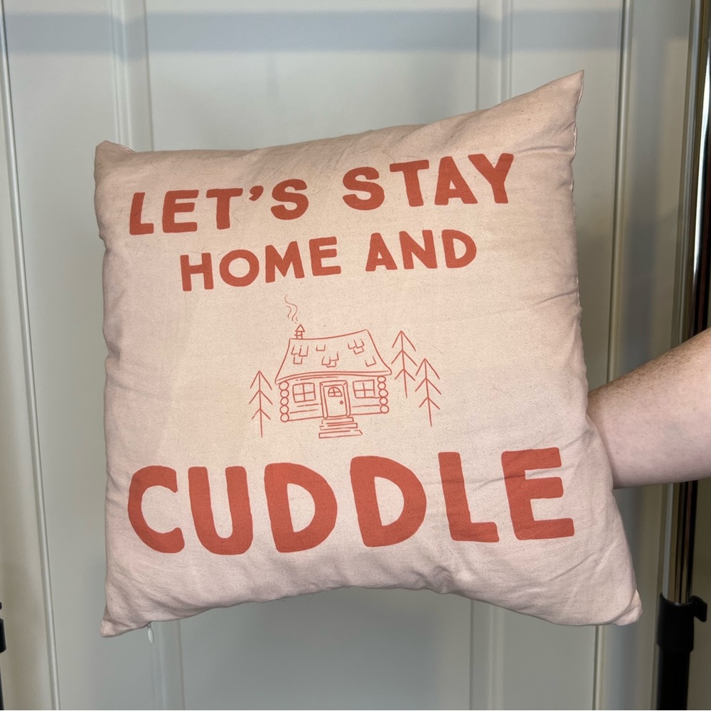 Cute Pink Decorative Pillow